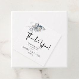 素朴な水彩画の花束イラスト フェイバータグ