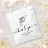 素朴な水彩画の花束イラスト フェイバーバッグ (クリップ留めされた状態)