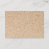 素朴な水彩画多肉植物引越しのお知らせ エンクロージャーカード (裏面)