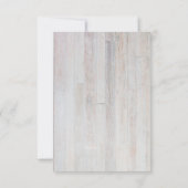 素朴な水彩緑| 確認 招待状 (裏面)