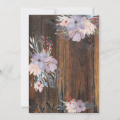 素朴な水彩花のボヘミアンスイート お祝いしよう 招待状 (裏面)