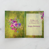 素朴な水彩花の馬蹄 カード (内部)