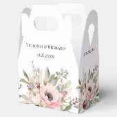 素朴な水彩花束のイラスト フェイバーボックス (オープン)