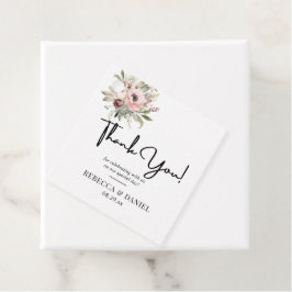 素朴な水彩花束 フェイバータグ