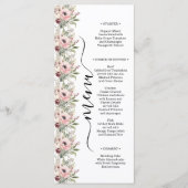 素朴な水彩花束 メニュー (正面)