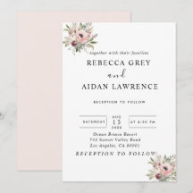 素朴な水彩花束