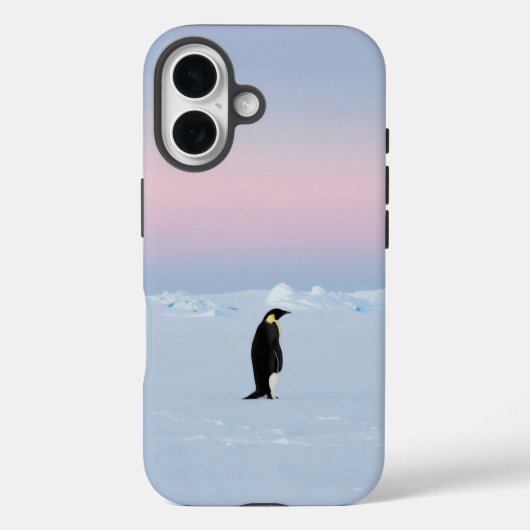 素朴な氷の上に立つペンギン Case-Mate iPhoneケース (裏面)