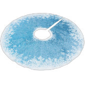 素朴な氷の雪片の木のスカート ブラッシュドポリエステルツリースカート (アングル)