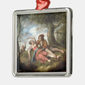 素朴な求愛 メタルオーナメント (左)