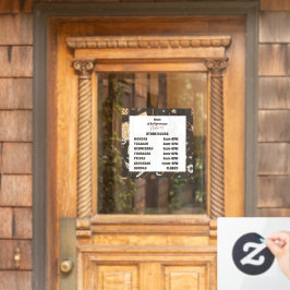 素朴な焼き菓子ビジネス ウィンドウサイン