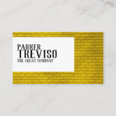 素朴な煉瓦 名刺 (正面)