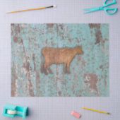 素朴な牛2 薄葉紙 (クラフト)