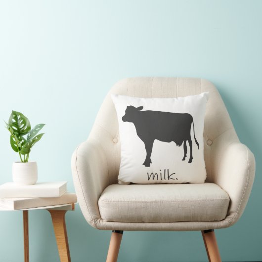素朴な牛 クッション (椅子)