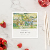 素朴な田園山岳風景 ブライダルシャワー スタンダードカクテルナプキン (インサイチュ)