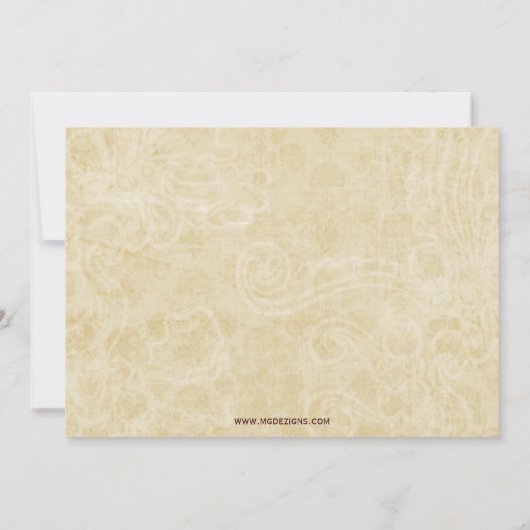 素朴な田舎のメイソンのjarブライダルシャワーの招待 招待状 (裏面)