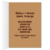 素朴な田舎の夏のデイジー結婚の (内側 (右))