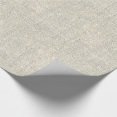 素朴な田舎の灰色の黄褐色 ラッピングペーパー (角)