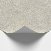 素朴な田舎の灰色の黄褐色 ラッピングペーパー (角)