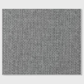 素朴な田舎の黒いラップラッピング紙 ラッピングペーパー (フラット)