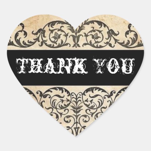 素朴な田舎西サロン結婚の絵 ハートシール (正面)