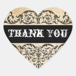 素朴な田舎西サロン結婚の絵 ハートシール