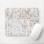 素朴な白いコルク材 マウスパッド (マウス)