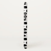 素朴な白黒水玉模様パターン写真 Case-Mate iPhoneケース (裏面/右)