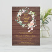 素朴な私たちはまだ誓う フローラル アニバーサリー ヴォウ 更新 招待状 (スタンド正面)