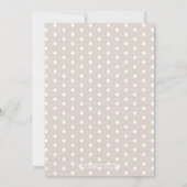 素朴な秋のカボチャのベイビーシャワー招待状 招待状 (裏面)