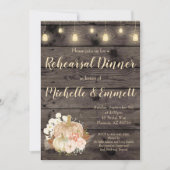 素朴な秋のカボチャのリハーサルディナー招待状 招待状 (正面)