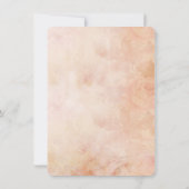 素朴な秋の恋ラブレースの結婚式 SAVE THE DATE 招待状 (裏面)