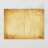 素朴な秋の紅葉 ウェディング・セーブ・ザ・デート ポストカード (裏面)