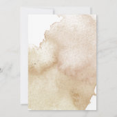 素朴な秋の色彩 水彩花柄 セーブザデート (裏面)