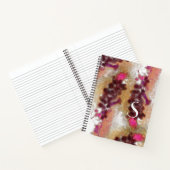 素朴な秋の花絵画の模様 ノートブック (内部)