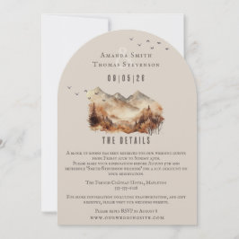 素朴な秋の風景詳細 封筒 カード