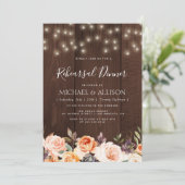 素朴な秋フローラリハーサル夕食の招待 招待状 (スタンド正面)