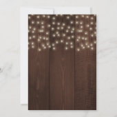 素朴な秋フローラリハーサル夕食の招待 招待状 (裏面)