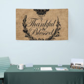 素朴な秋秋の感謝感謝賛美 横断幕 (トレードショー)