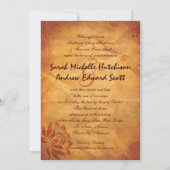 素朴な窓枠の結婚式招待状 招待状 (裏面)