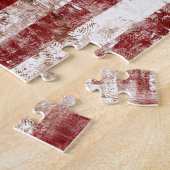 素朴な米国旗 ジグソーパズル (側面)