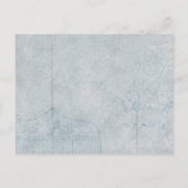 素朴な納屋のデイジー国の結婚式の日付を保存 案内ポストカード (裏面)