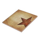 素朴な納屋の星 タイル (側面)