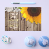 素朴な納屋の木のレース 西部地方のカントリーハウス サンキ チラシ (シングル)