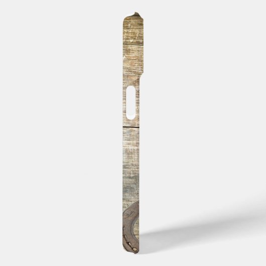 素朴な納屋の木の小麦の馬蹄西部 Case-Mate iPhoneケース (裏面 / 右)