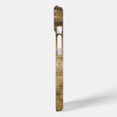 素朴な納屋の木の小麦の馬蹄西部 Case-Mate iPhoneケース (裏面 / 左)