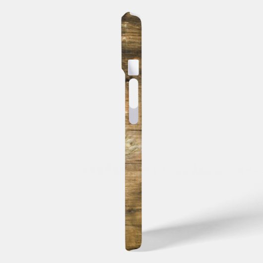 素朴な納屋の木の小麦の馬蹄西部 Case-Mate iPhoneケース (裏面 / 左)