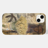 素朴な納屋の木の小麦の馬蹄西部 Case-Mate iPhoneケース (裏面 (横))