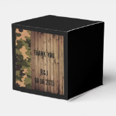 素朴な納屋の木材ウェスタンカントリー結婚迷彩柄 フェイバーボックス (裏面サイド)