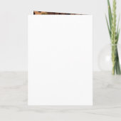 素朴な納屋の木材ウェスタンカントリー結婚迷彩柄 招待状 (裏面)