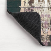 素朴な納屋の木製の紫色のフランスのなシャンデリア マウスパッド (コーナー)